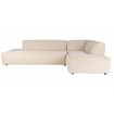 FAT FREDDY - Large natural rib right corner comfortable sofa