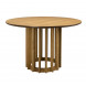BARLET - Table de repas ronde en bois de chêne D120