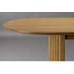 BARLET - Ausziehbarer ovaler Esstisch aus Eichenholz B 200