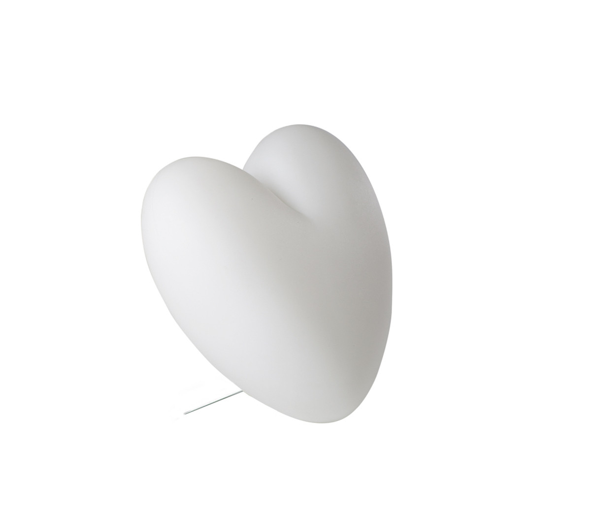 LOVE Lampe à poser Coeur H40cm Blanc Slide - LightOnline