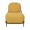 POLLY - Origineller Sessel aus gelbem Stoff