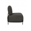 POLLY - Original armchair in grey fabric