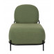 POLLY - Origineller Sessel aus Stoff, grün