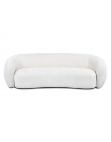 MOON - Beige Fabric 3 Seaters Sofa