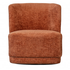 TURN - Design armchair in naturel fabric