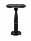 KOLBY - Table de bar ronde noire D70