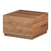 LYRA - Tavolino quadrato in legno L 80