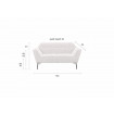 KATE - Pink Velvet sofa