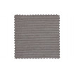 BEAN - Sofá esquinero izquierdo de 5 plazas en terciopelo gris