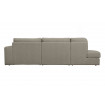 FAMILY -3 seaters left hand rounded light grey