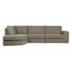 FAMILY - Modular grey left corner sofa L 301