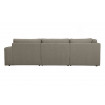 FAMILY - Modular grey left corner sofa L 301