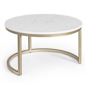 MARBLE - 2 black marble coffee tables