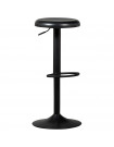 ISAAC - Black metal bar stool