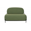 POLLY - Kleines Sofa aus Stoff, grün