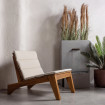 ALATNA - Natural wicker armchair