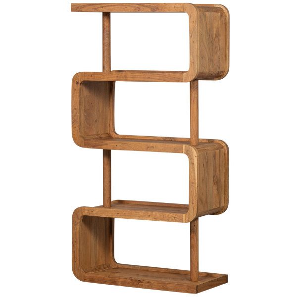 ALPAGA - High corner wood shelf