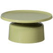 DUUK - Round pink aluminum coffee table D 74