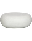 PEBBLE - White concrete-look coffee table