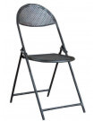 CINEMA - Folding chair in perforated steel
