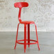 BALEINE - Industrial style steel bar stool