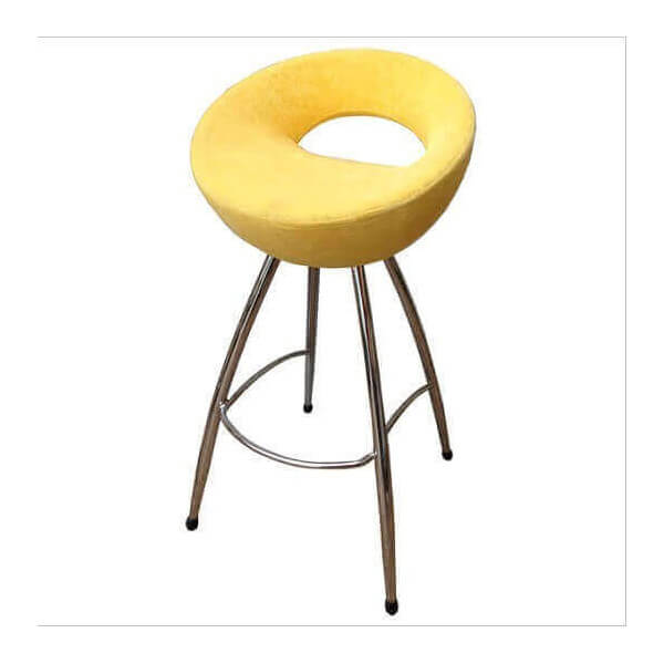 CERCLE - Modern and comfortable fabric / velvet stool