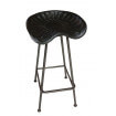 Used black industrial stool