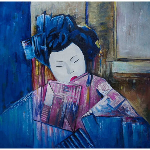 Pintura de geishas