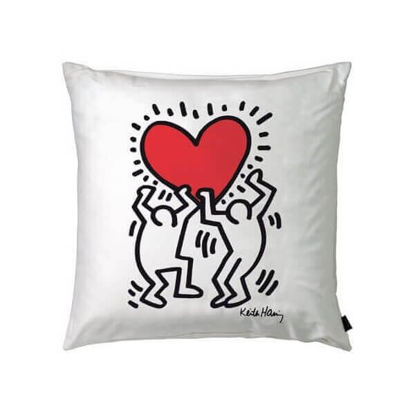 Cuscino da appendere Keith Haring Heart