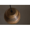 lámpara de suspensión de madera natural 