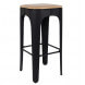 UP HIGH - Wood and steel stool