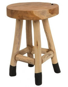 Wooden stool 45 cm heigh
