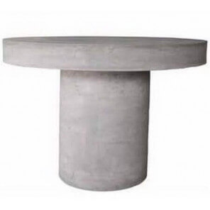 BETON - Grey Concrete round table