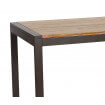 Mesa de bar industrial de madera clara 120