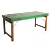 Green vintage table