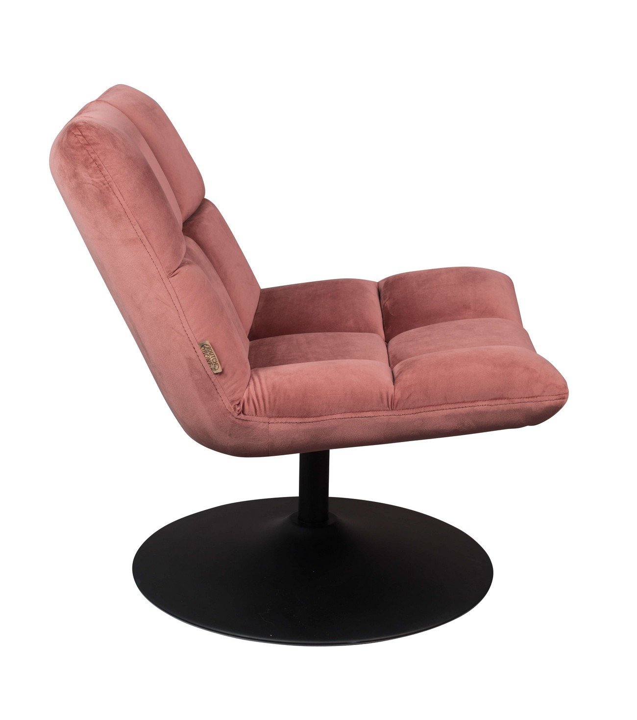 Pink lounge chair by Dutchbone