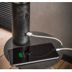 Lampadaire industriel loft smartphone USB chargeur